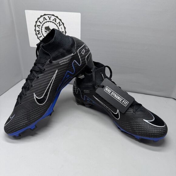 Nike Men Zoom Superfly 9 Elite FG Black Chrome Hyper Royal DJ4977-040 Size 7 NEW main image 10